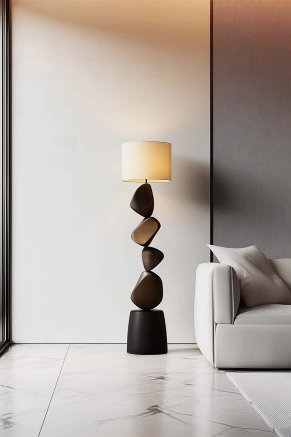 Wooden Floor Lamp Floor Wood Light Lamp Standing Wooden Lamp Floor Light Wood Modern Floor Lamp