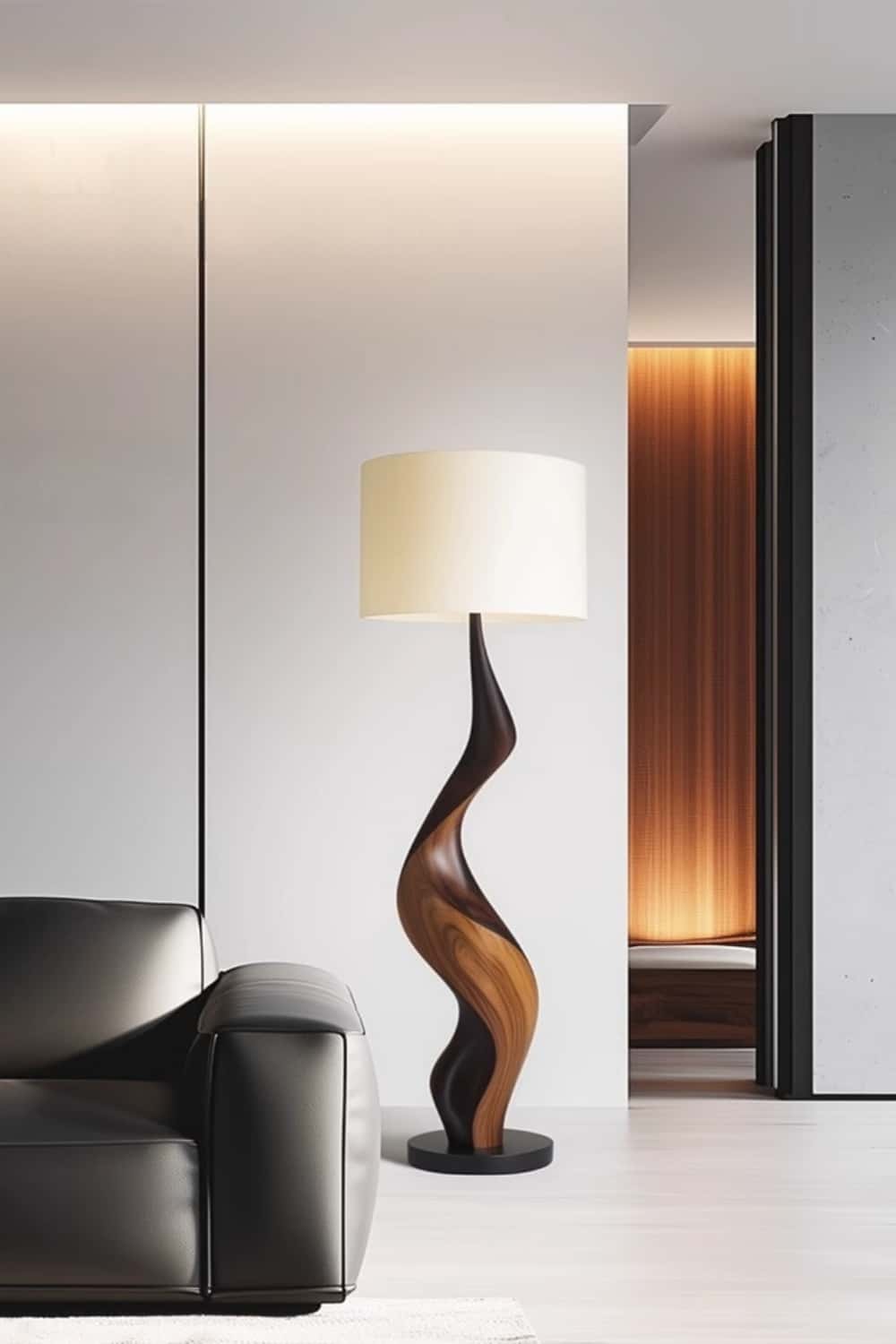 Wooden Floor Lamp Floor Wood Light Lamp Standing Wooden Lamp Floor Light Wood Modern Floor Lamp