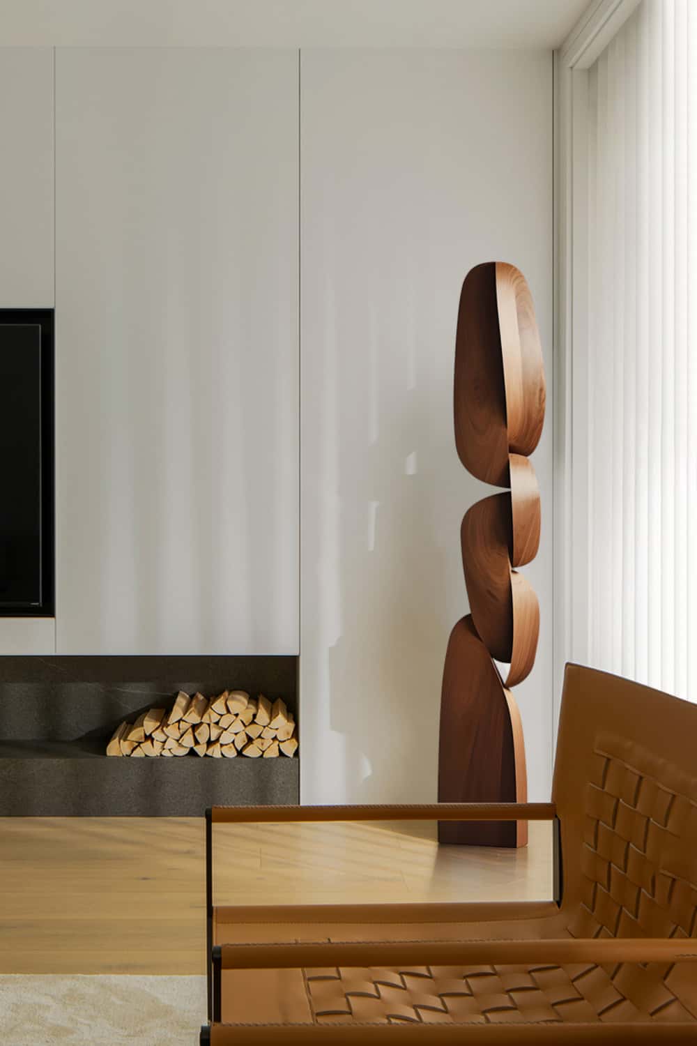 Abstract Wooden Sculpture Large Wood Sculpture Wooden Statue Wood Art Carving