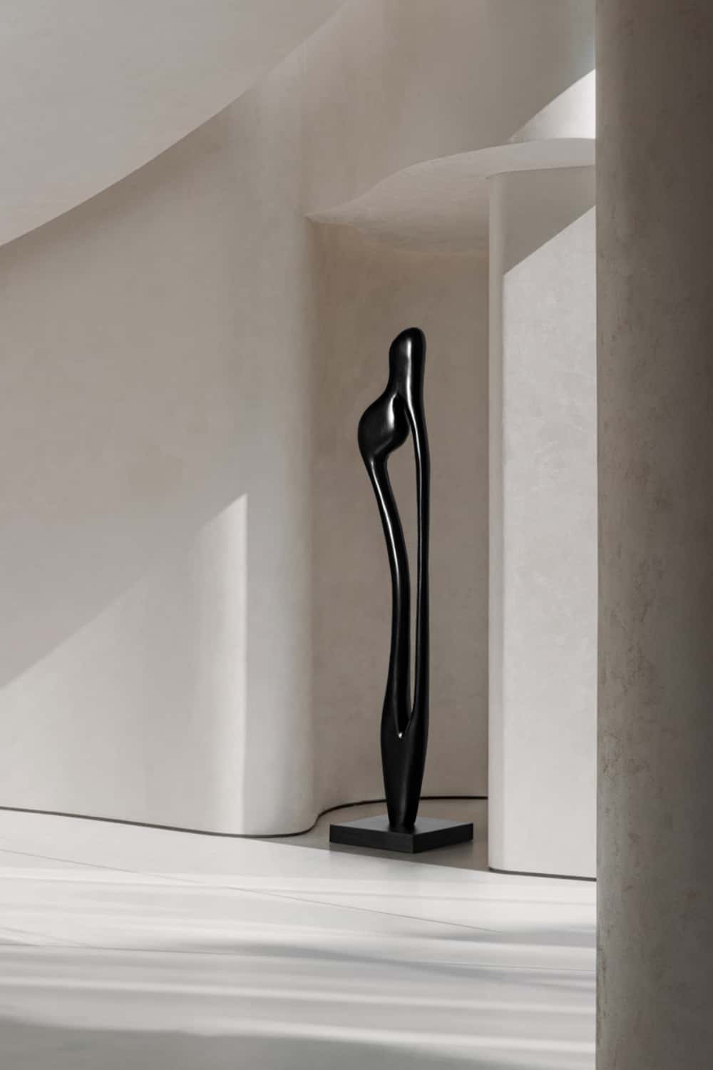 Abstract Sculpture From Wood Large Wooden Sculpture Art Wooden Statue Hand Carved