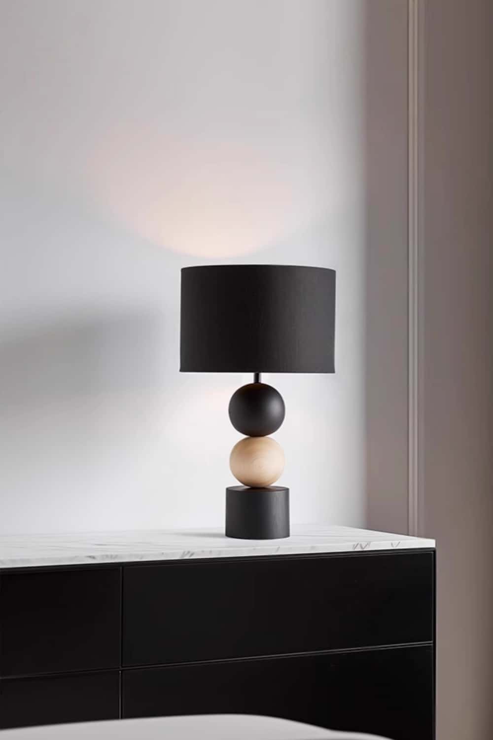 Handcrafted Wood Desk Lamp Handmade Abstract Wooden Lamp Wood Art Table Lighting