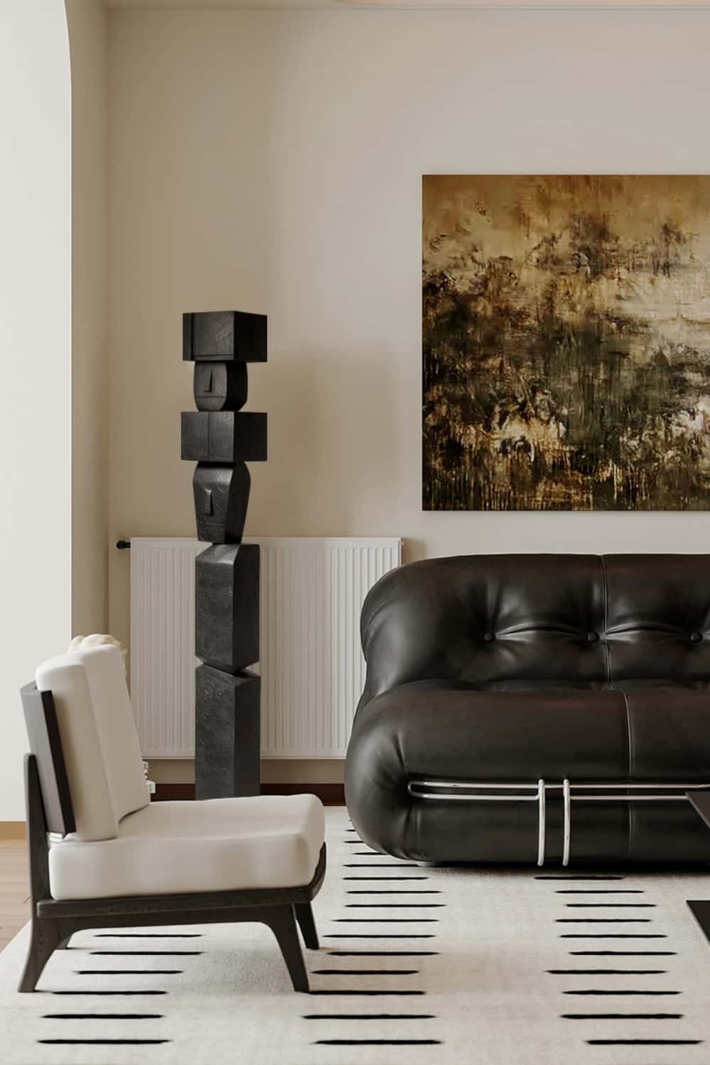 Large Geometric Abstract Wood Sculpture For Sale Large Wooden Statues Wooden Sculpture