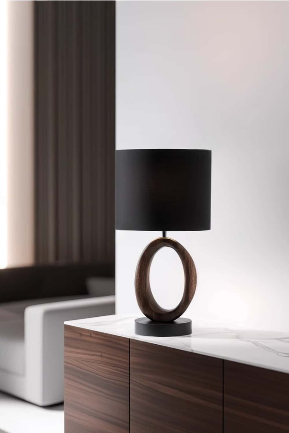 Wooden Table Lamp Wooden Desk Lamp Handmade Desk Lamp Wooden Bedside Lamp