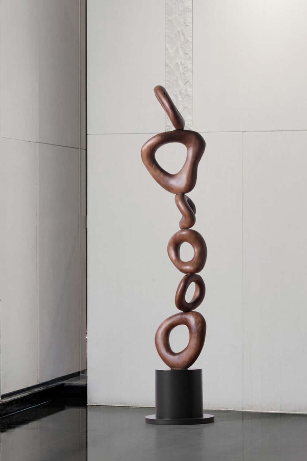 Abstract Sculpture From Wood Large Wooden Sculpture Art Wooden Statue Hand Carved