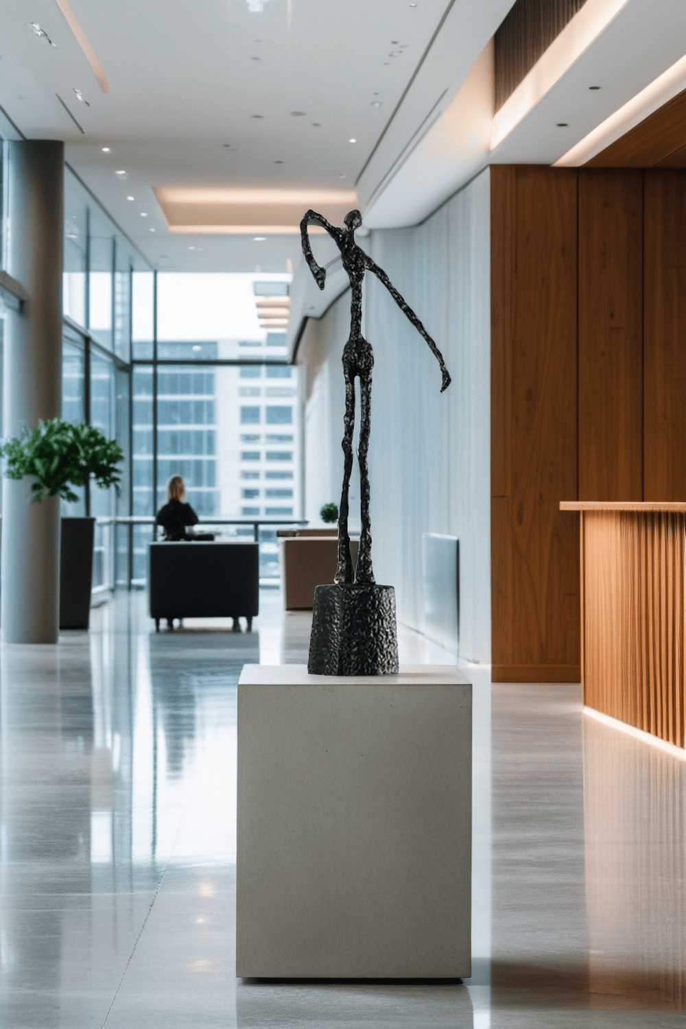 Metal Figure Sculpture Metal People Sculpture Aluminum Statue Metal Man Statue Man Of Steel Sculpture