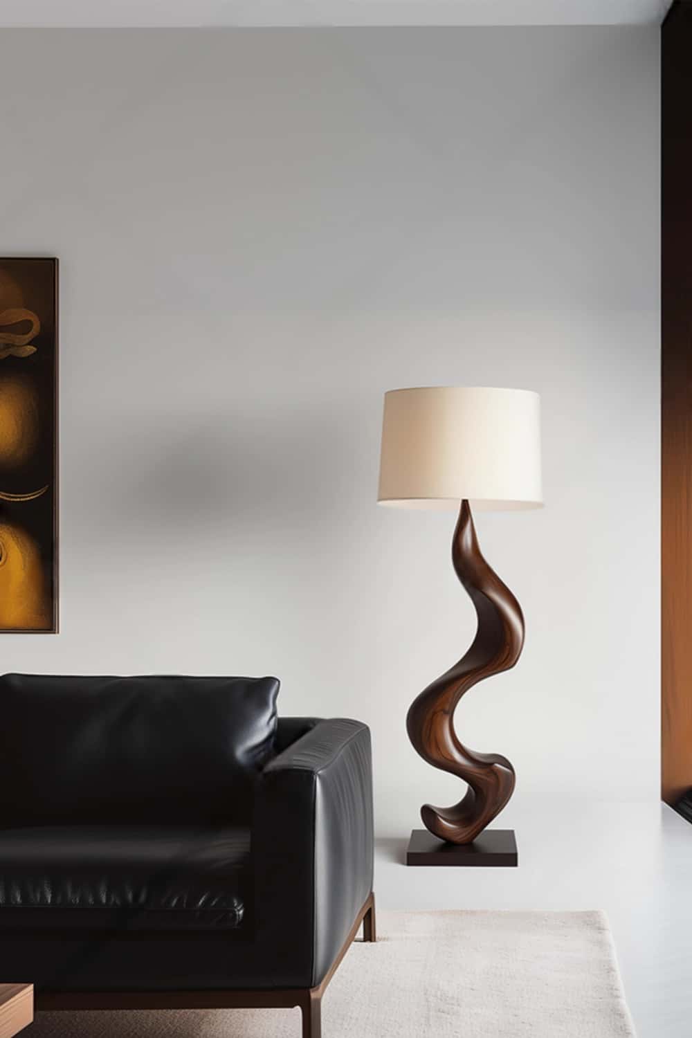 Wooden Floor Lamp Floor Wood Light Lamp Standing Wooden Lamp Floor Light Wood Modern Floor Lamp