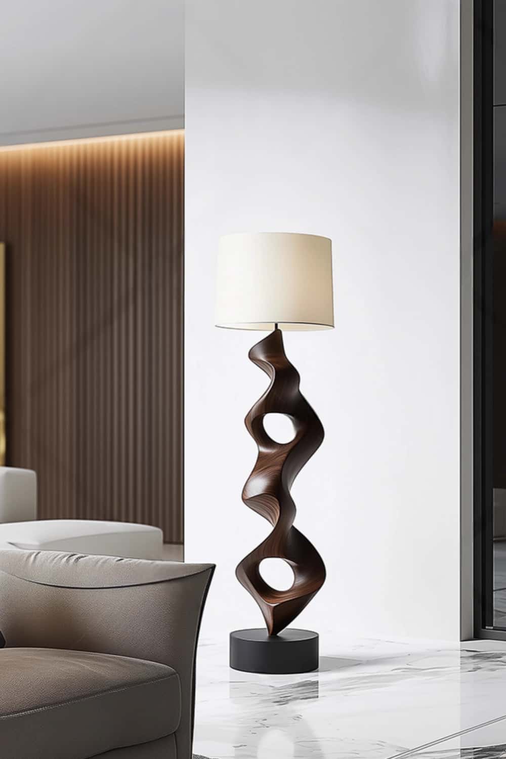 Wooden Floor Lamp Floor Wood Light Lamp Standing Wooden Lamp Floor Light Wood Modern Floor Lamp