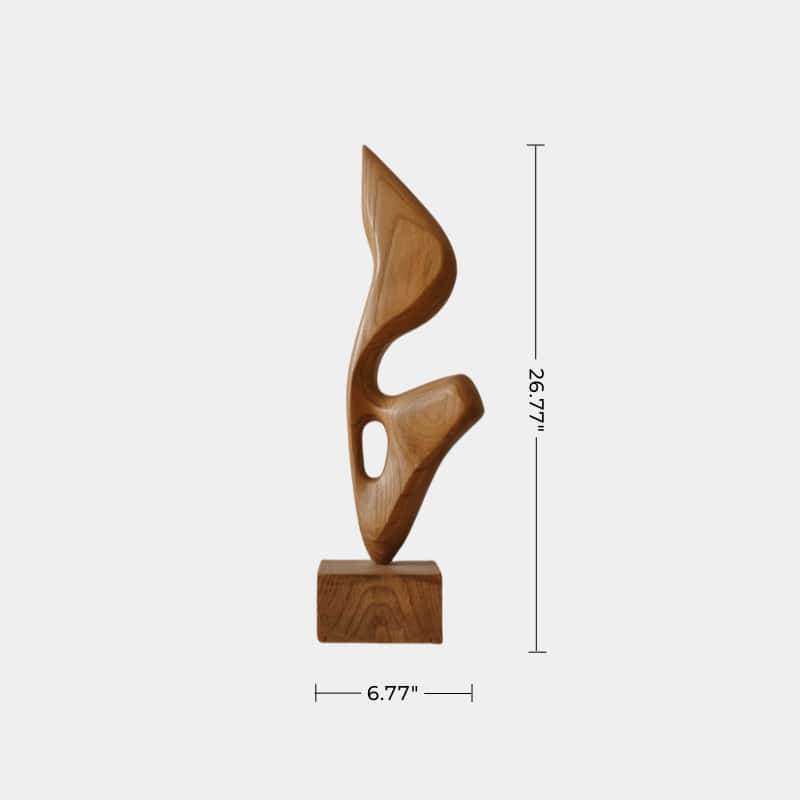 Wooden Hand Sculpture Abstract Wood Art Deco Wood Carving Sculpture