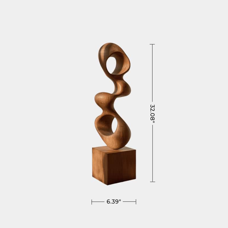Wooden Hand Sculpture Abstract Wood Art Deco Wood Carving Sculpture