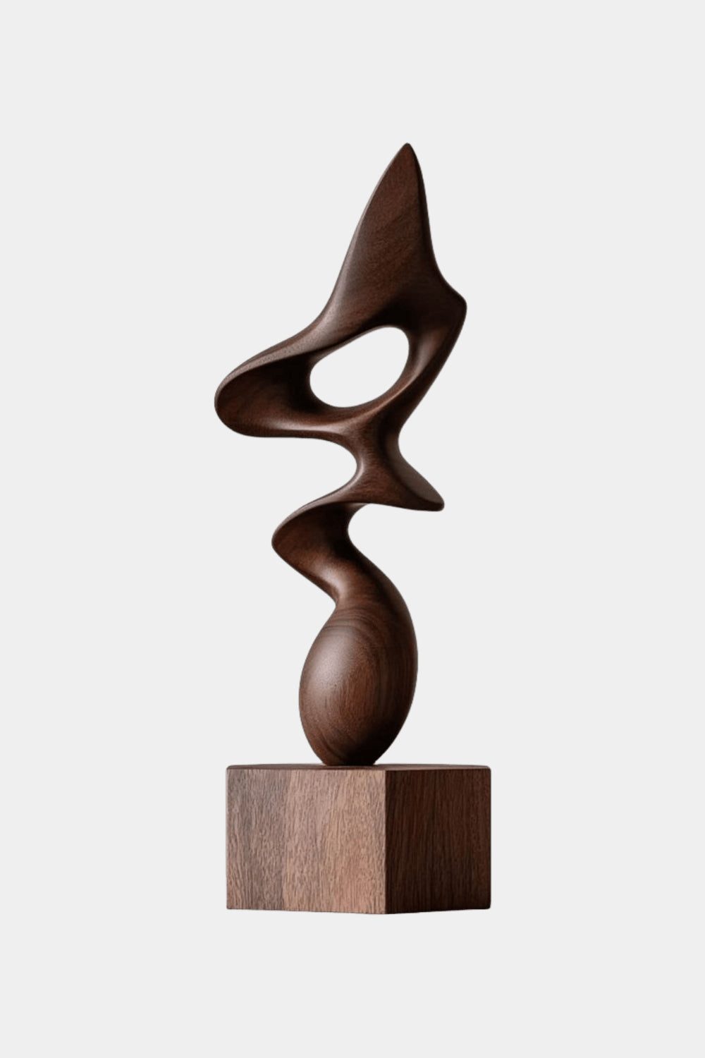 Wooden Hand Sculpture Abstract Wood Art Deco Wood Carving Sculpture