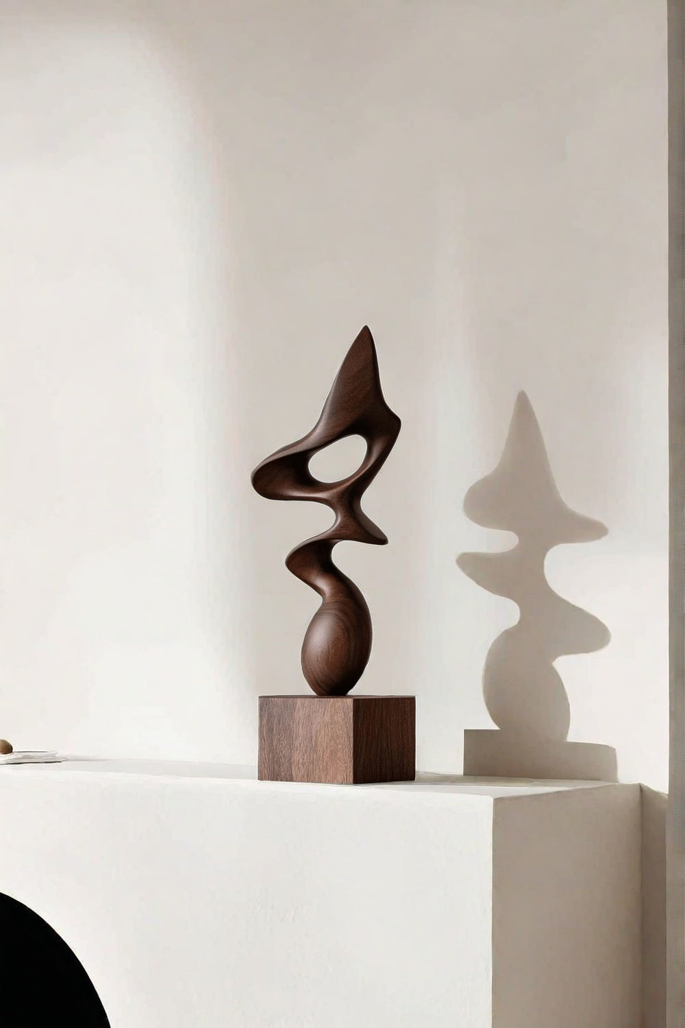Wooden Hand Sculpture Abstract Wood Art Deco Wood Carving Sculpture