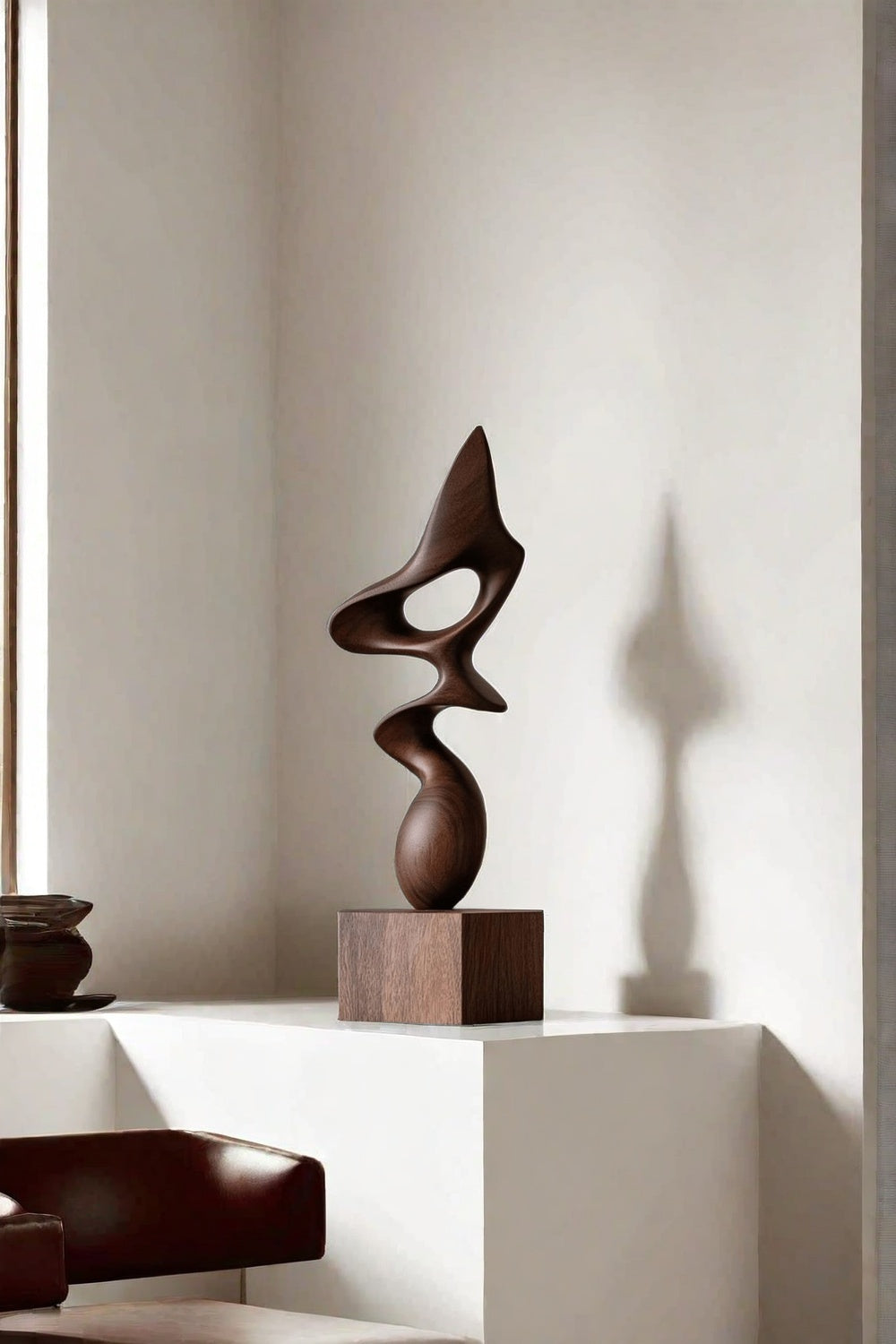Wooden Hand Sculpture Abstract Wood Art Deco Wood Carving Sculpture