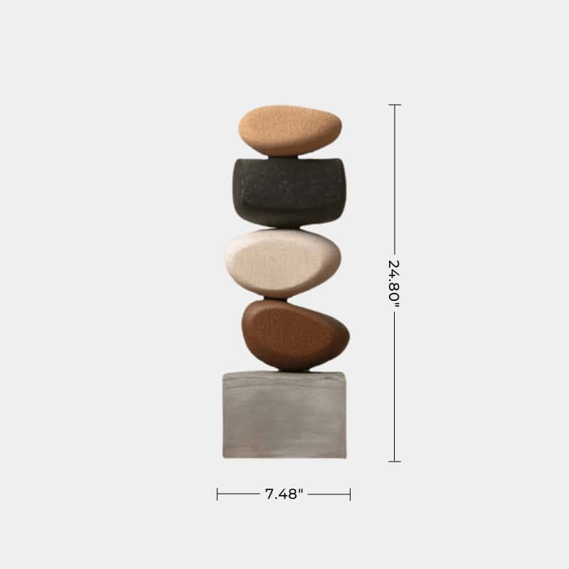 Handcrafted Wood Sculpture Modern Abstract Art Minimalist Home Decor