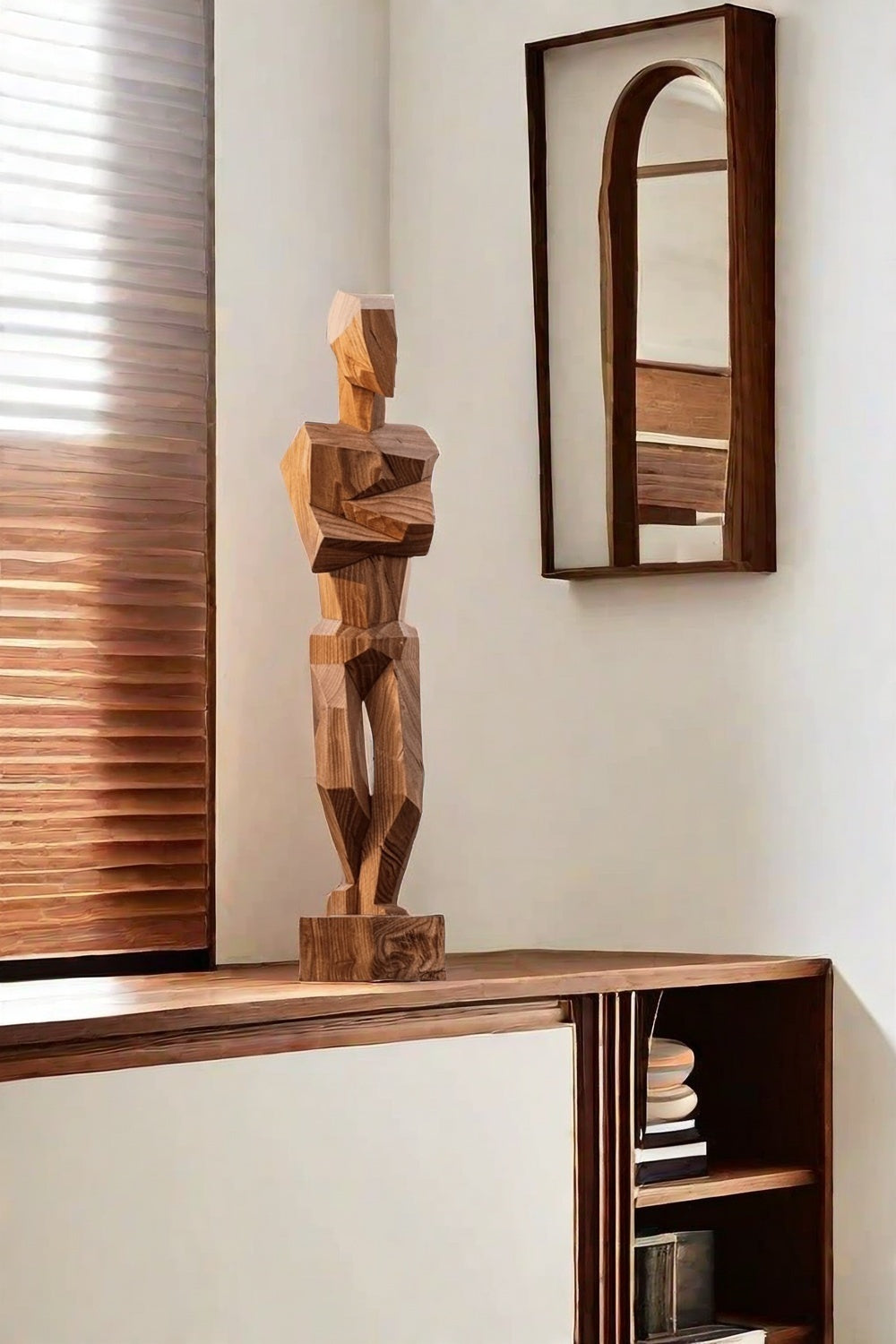 Sculpture Art Wood Carving Hand Carving Wood Crafts Diy Gift Carving Figures Body Art Wood Artwork