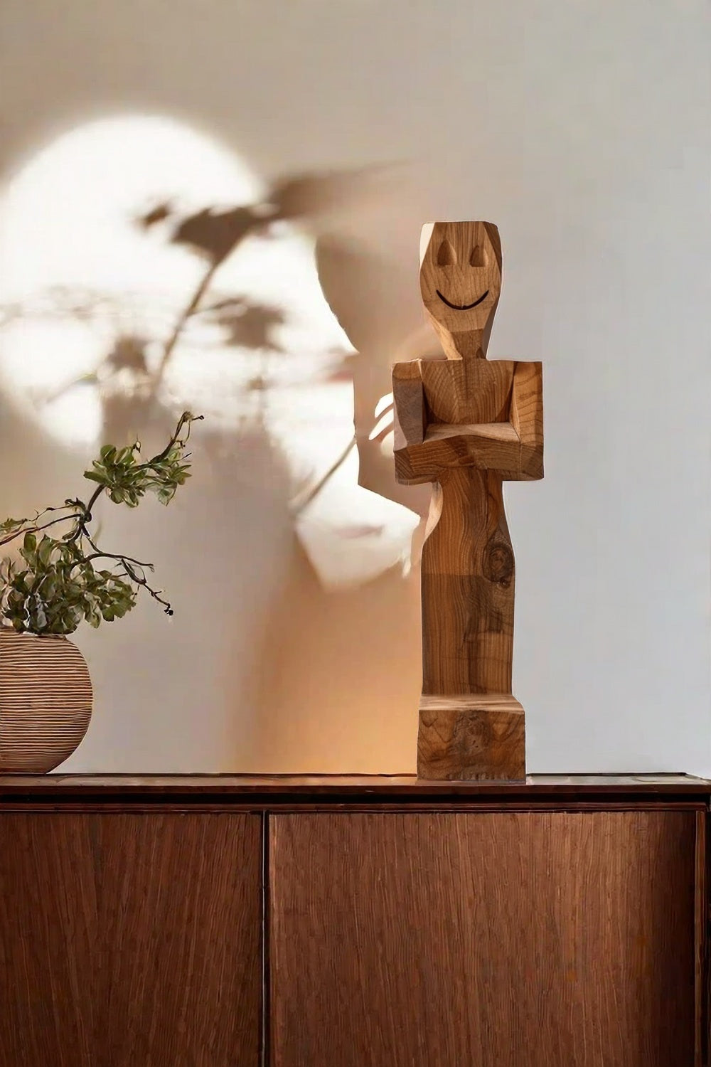 Sculpture Art Wood Carving Hand Carving Wood Crafts Diy Gift Carving Figures Body Art Wood Artwork