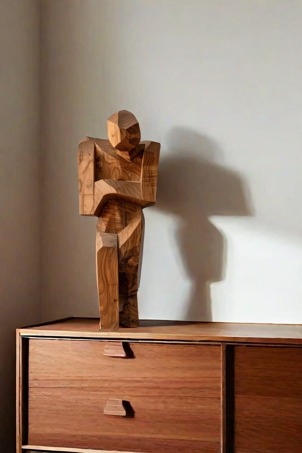 Sculpture Art Wood Carving Hand Carving Wood Crafts Diy Gift Carving Figures Body Art Wood Artwork