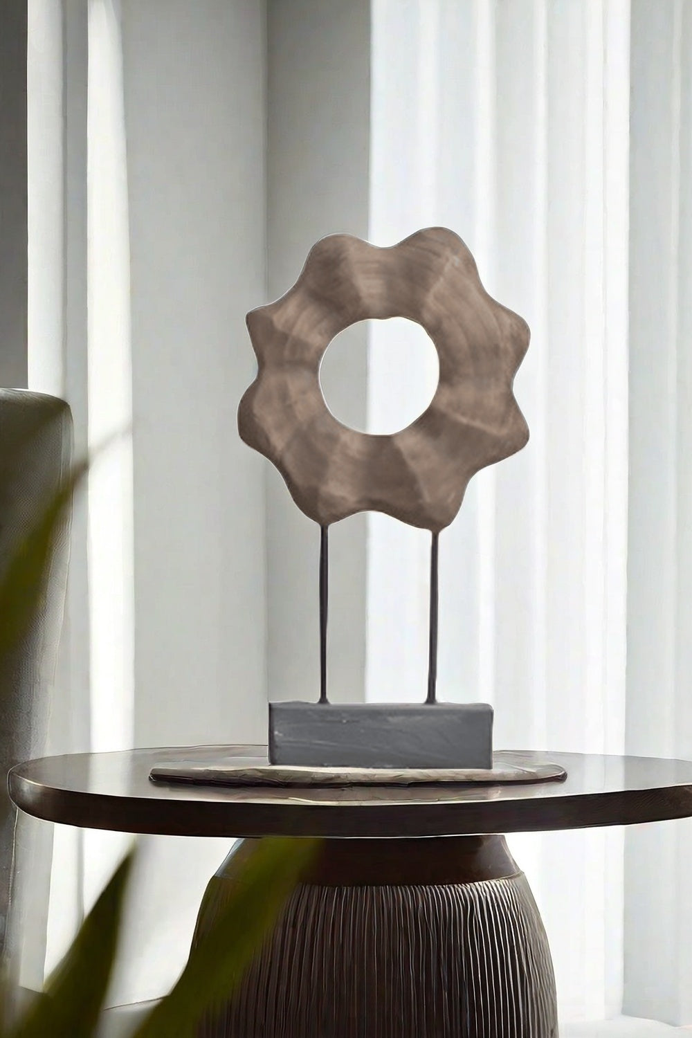 Wooden Hand Sculpture Abstract Wood Art Deco Wood Carving Sculpture