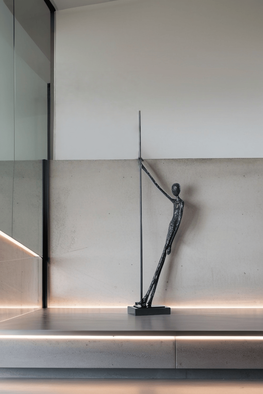 Abstract Metal Figure Statue Metal Human Sculpture Metal Art Human Figurine