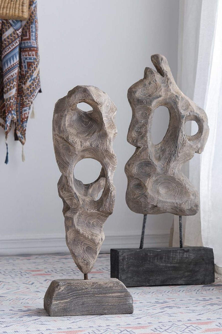 Wooden Hand Sculpture Abstract Wood Art Deco Wood Carving Sculpture