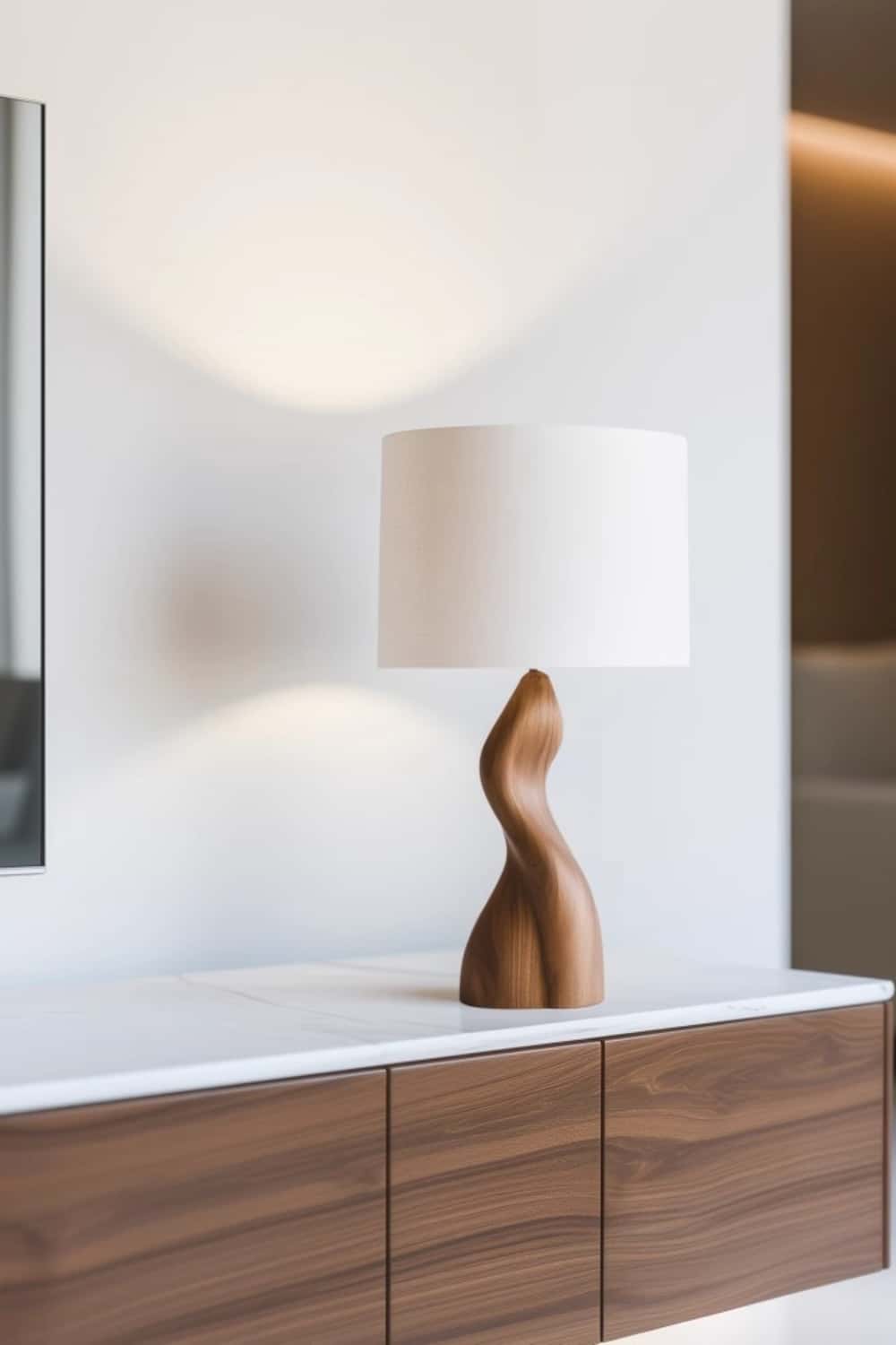 Wooden Table Lamp Wooden Desk Lamp Handmade Desk Lamp Wooden Bedside Lamp
