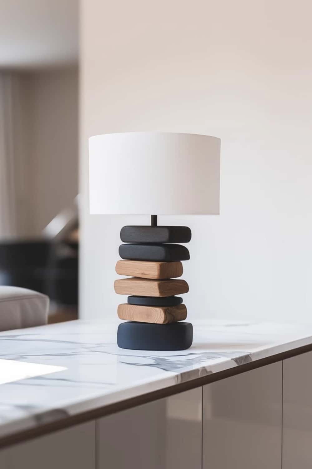 Wooden Table Lamp Wooden Desk Lamp Handmade Desk Lamp Wooden Bedside Lamp