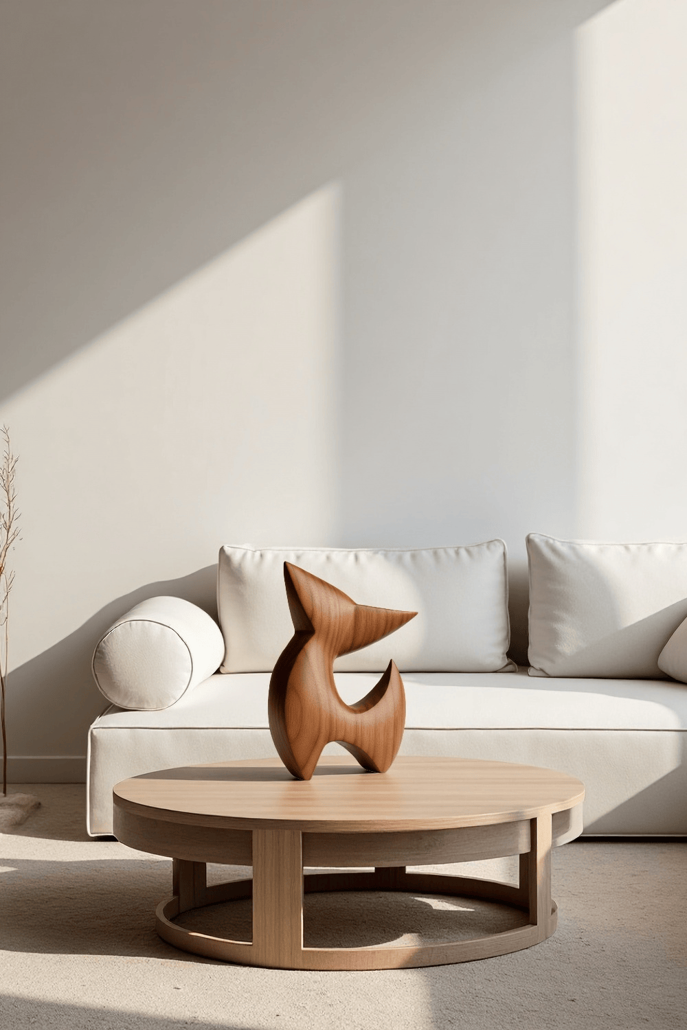 Abstract Animal Wood Sculpture Wooden Sculptures Eco Modern Home Art