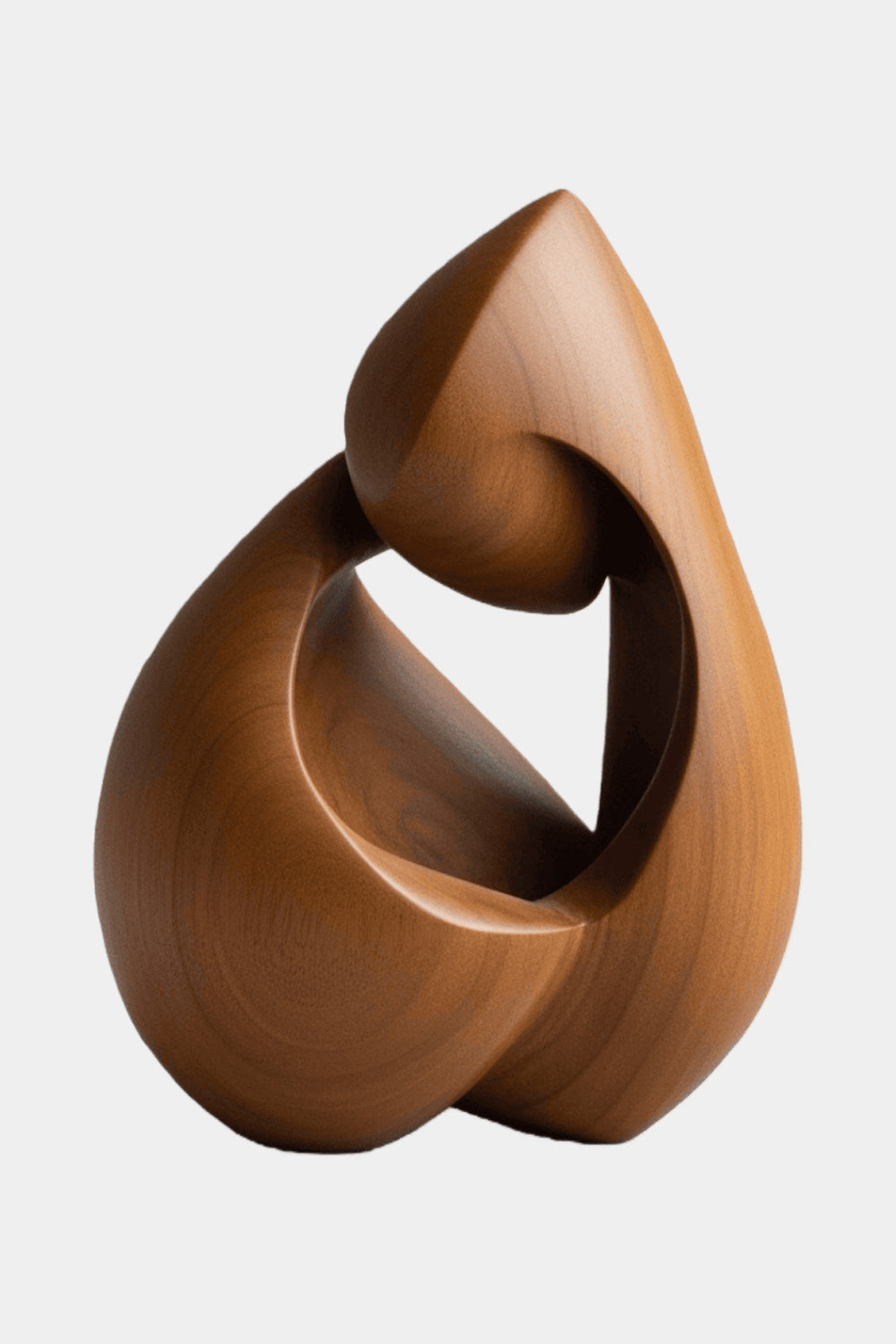 Modern Abstract Handmade Wooden Sculptures Minimalist Wood Art Decor