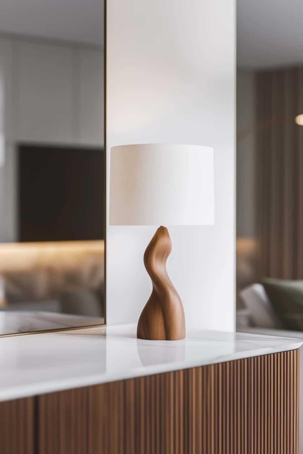 Wooden Table Lamp Wooden Desk Lamp Handmade Desk Lamp Wooden Bedside Lamp