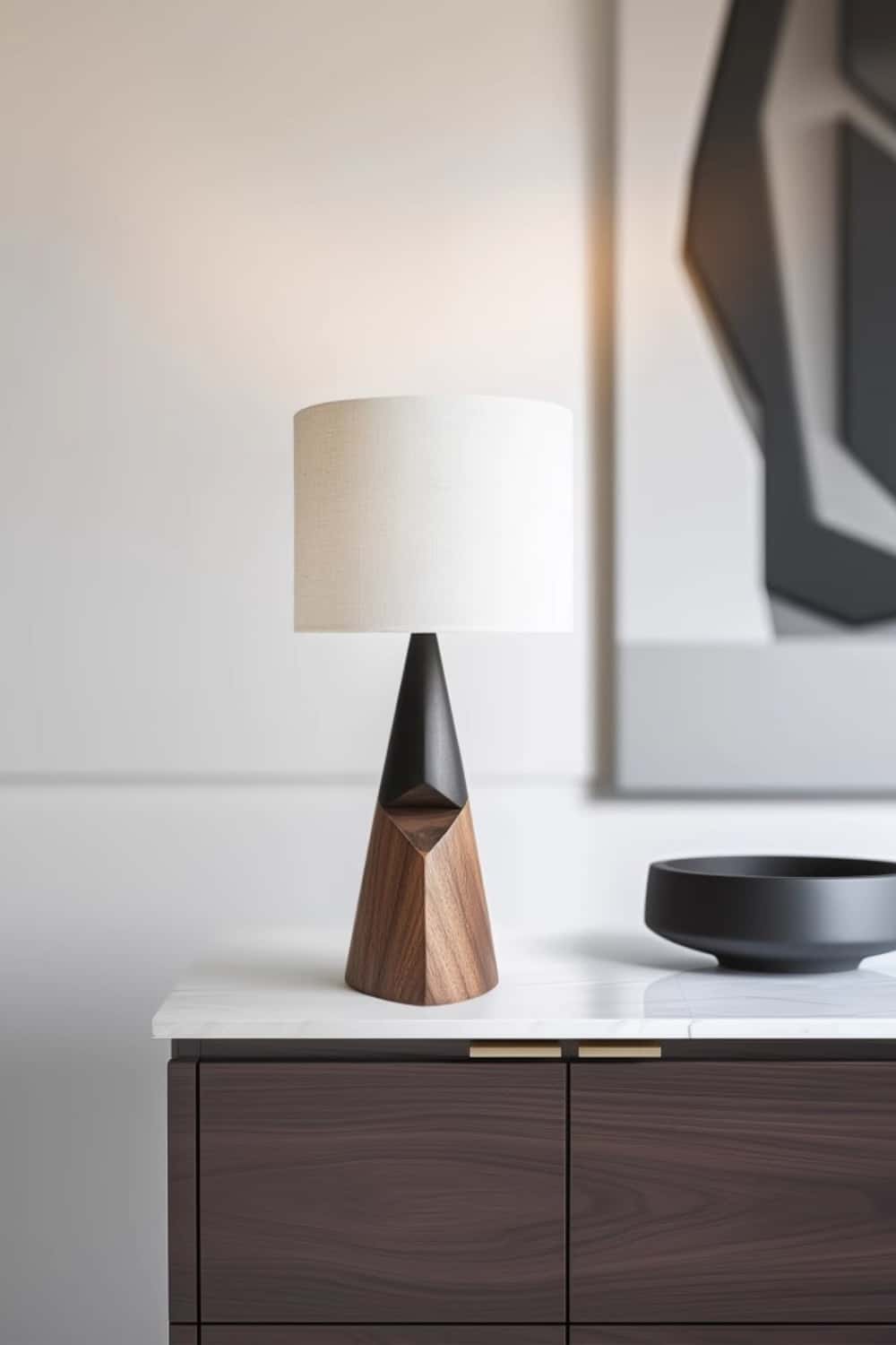 Wooden Table Lamp Wooden Desk Lamp Handmade Desk Lamp Wooden Bedside Lamp