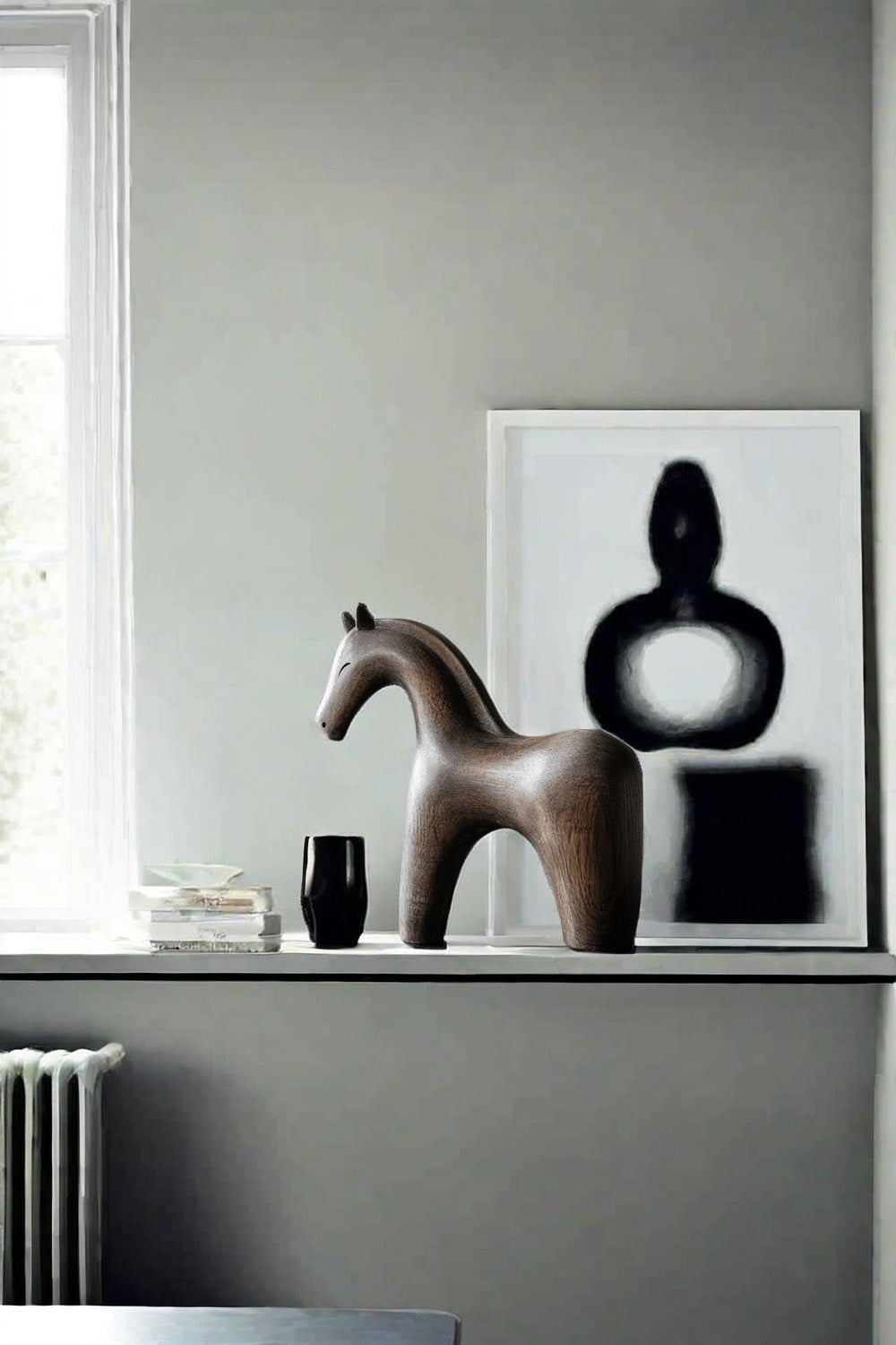 Wooden Horse Statue Wood Carving Horses In Wood Carved Animals Sculpture
