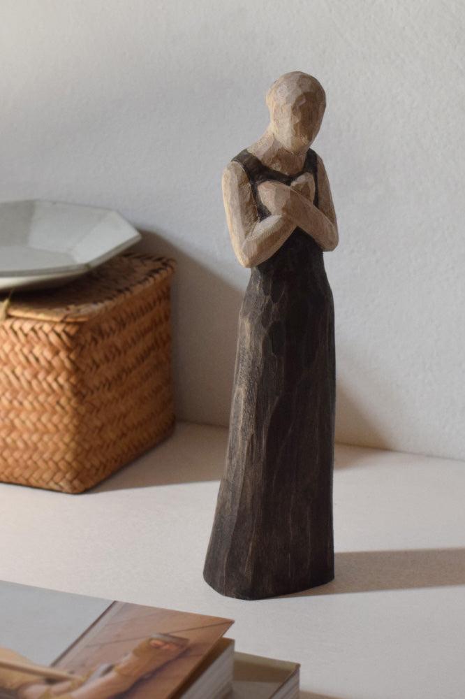 Sculpture Art Wood Carving Hand Carving Wood Crafts Diy Gift Carving Ffigures Body Art Wood Artwork