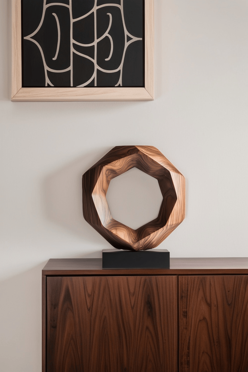 Abstract Wooden Sculpture From Wood Carvings Near Me Hand Carved Wood