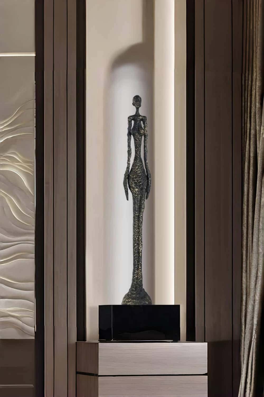 Metal Figure Sculpture Metal People Sculpture Aluminum Statue Metal Man Statue Man Of Steel Sculpture