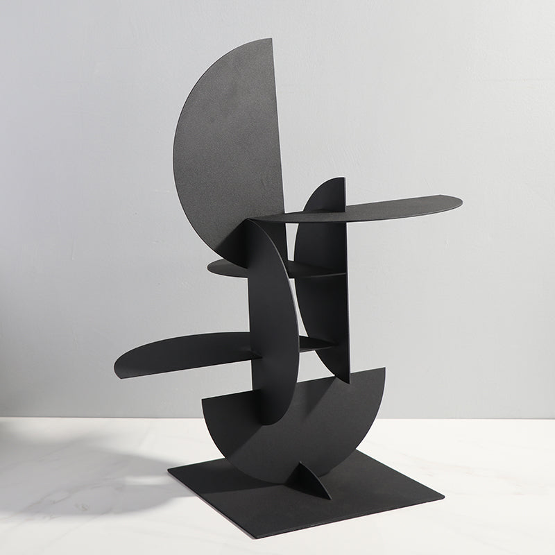 Sculpture Iron Metal Sculpture Metal Artwork Iron Statue Aluminum Sculpting Metal Statuary Home Decor