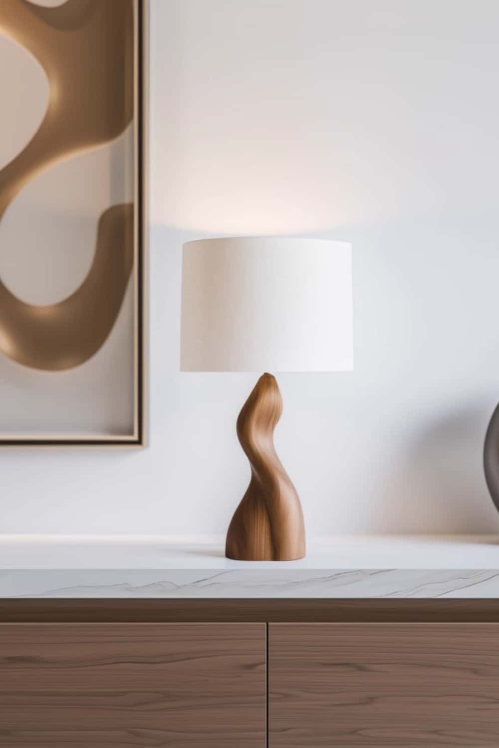 Wooden Table Lamp Wooden Desk Lamp Handmade Desk Lamp Wooden Bedside Lamp