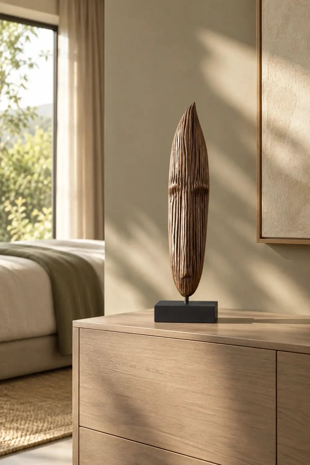Abstract Wood Sculpture Modern Wood Abstract Art Handmade Face Wood Sculpture Original Art Unique Modern Art