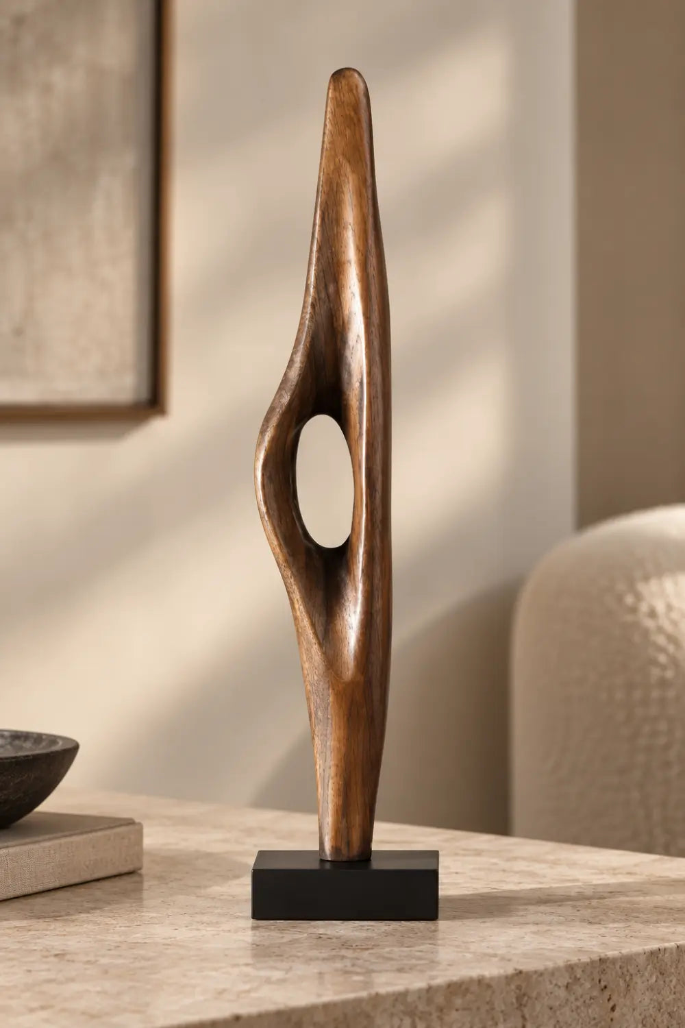 Abstract Wood Carving Hand Carving Art Ornament Home Tabletop Decoration Creative Handicraft