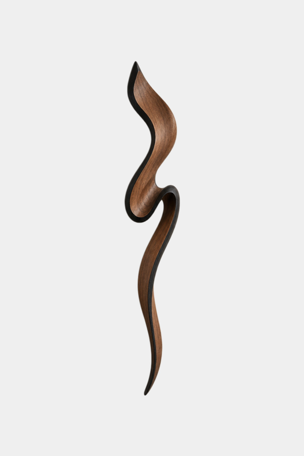 Biophilic Wood Wall Sculpture | Dynamic Sweep Wall Hanging | Earthy Organic Feature