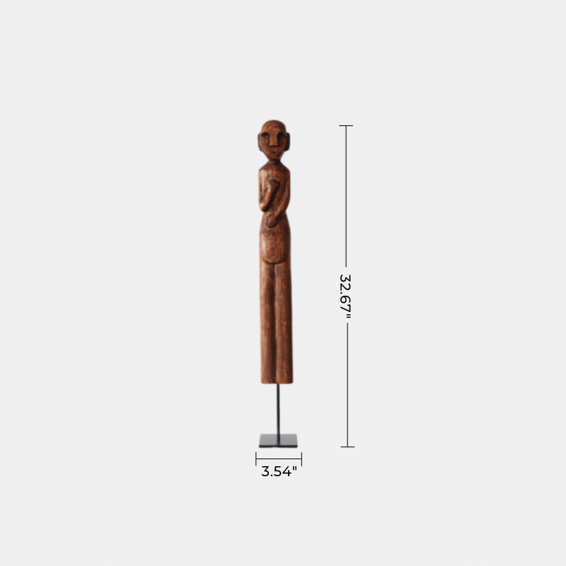 Hand Carved Tall African Wooden Statues Wood Carvings Wood Sculpture