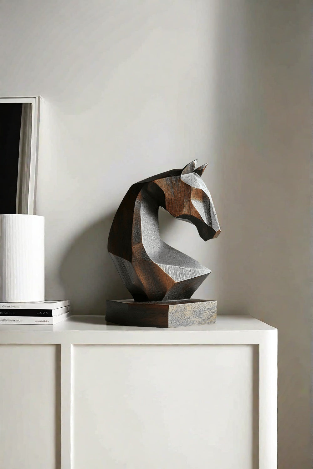Wood Horse Head Sculpture Carving Horses In Wooden Carved Animals