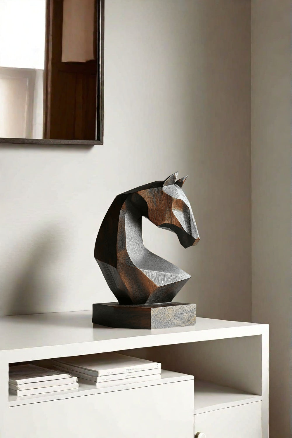 Wood Horse Head Sculpture Carving Horses In Wooden Carved Animals