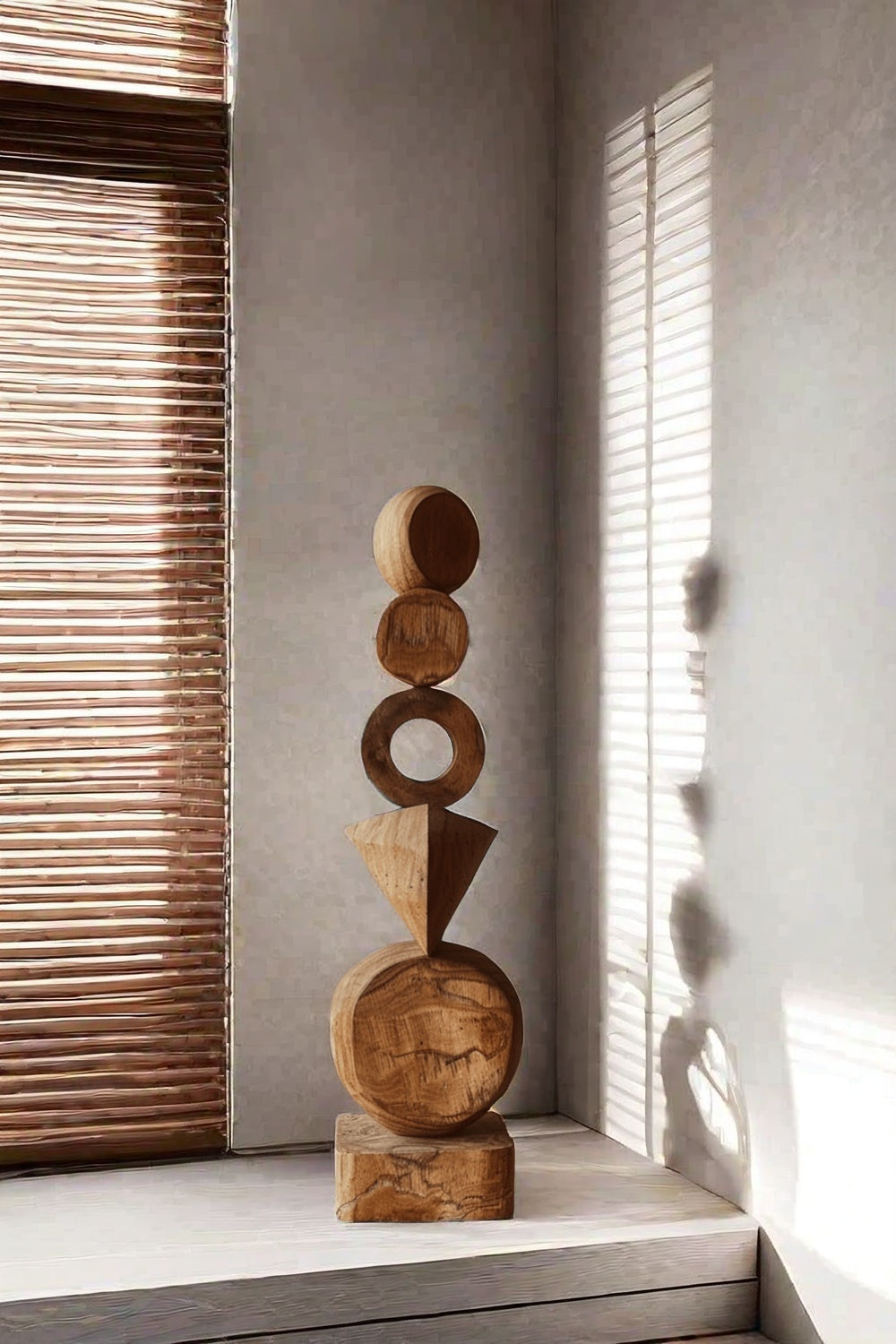 Abstract Wooden Sculpture Hand Carved Wood Art Carving Sculptures