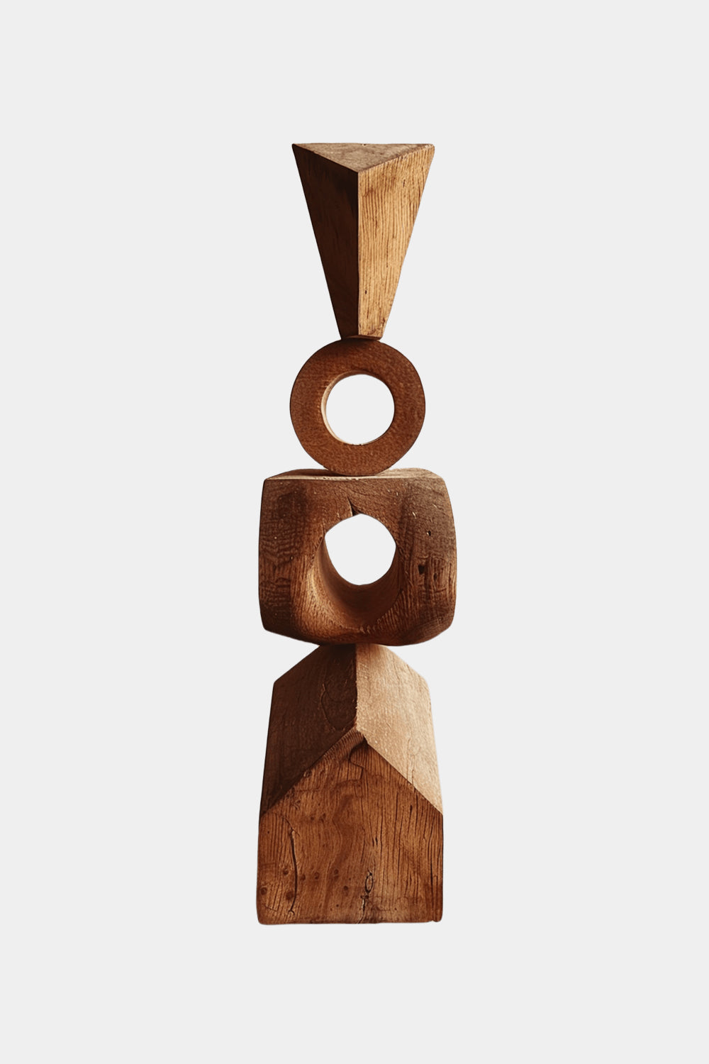 Abstract Wooden Sculpture Hand Carved Wood Art Carving Sculptures