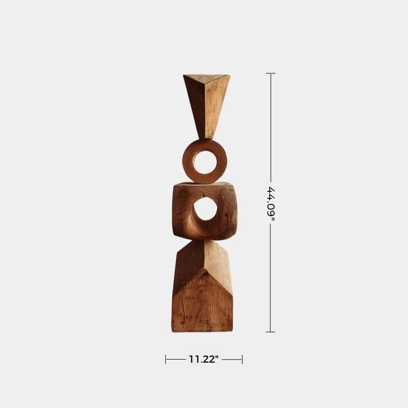 Abstract Wooden Sculpture Hand Carved Wood Art Carving Sculptures