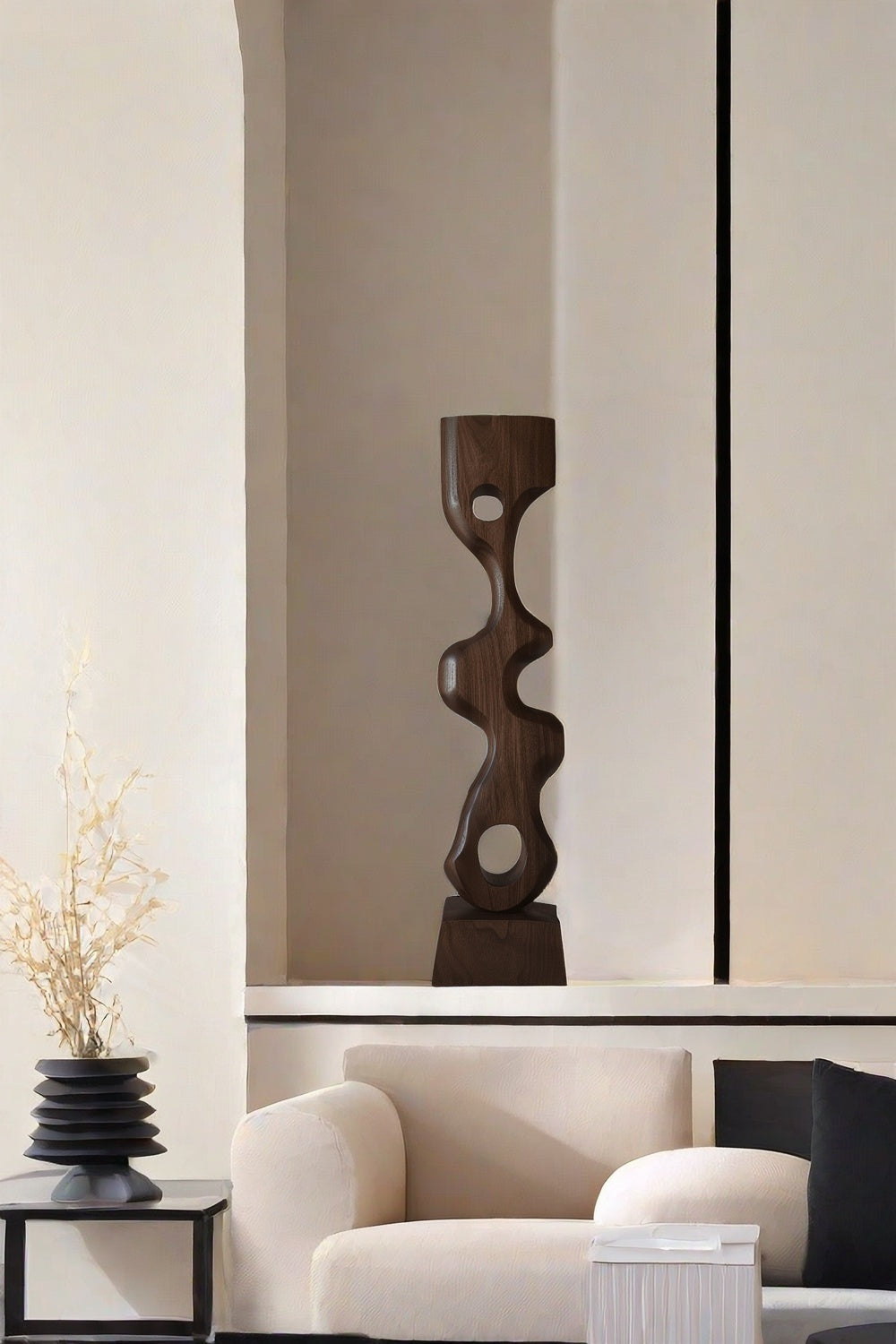Abstract Wooden Sculpture Hand Carved Wood Art Carving Sculptures
