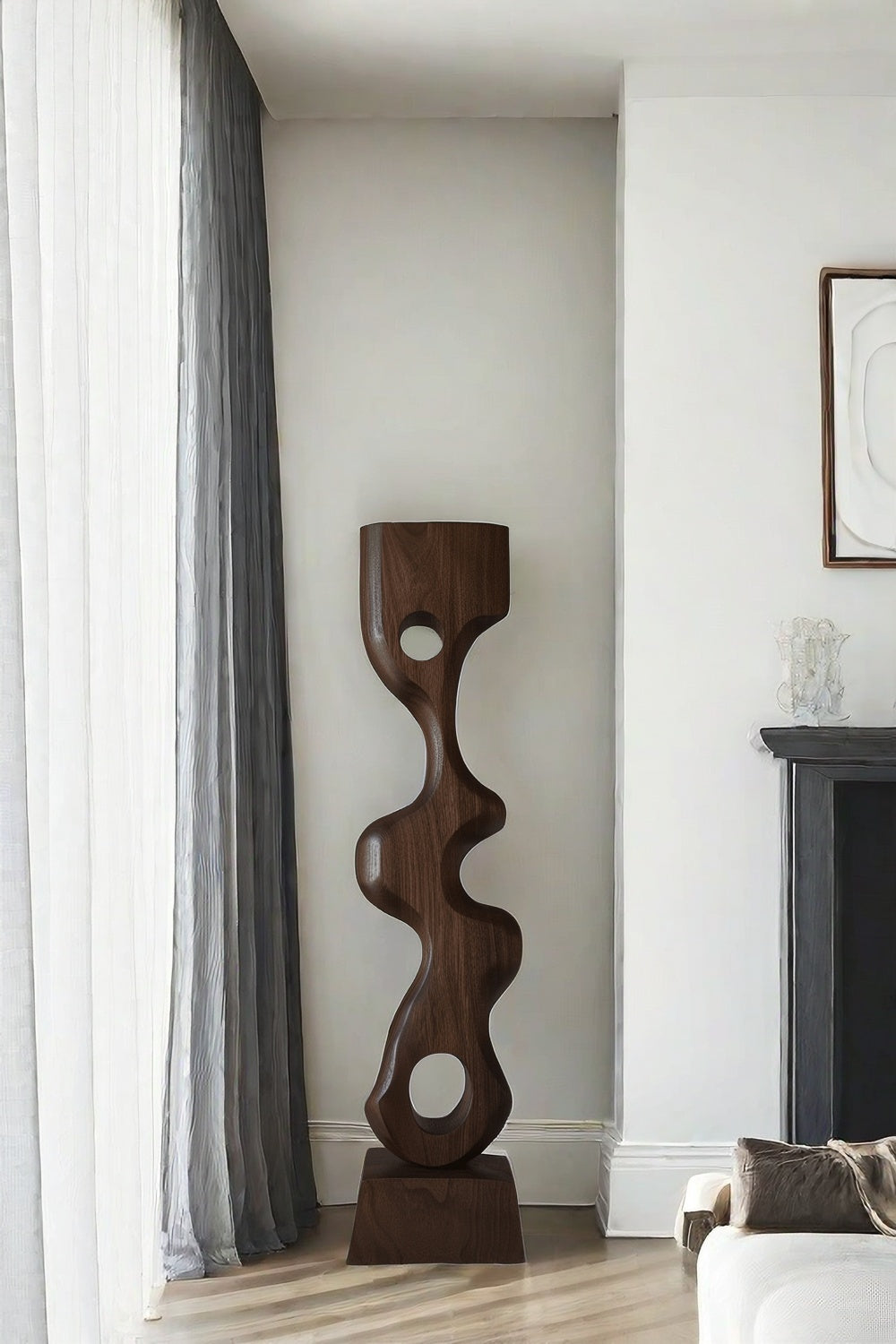 Abstract Wooden Sculpture Hand Carved Wood Art Carving Sculptures
