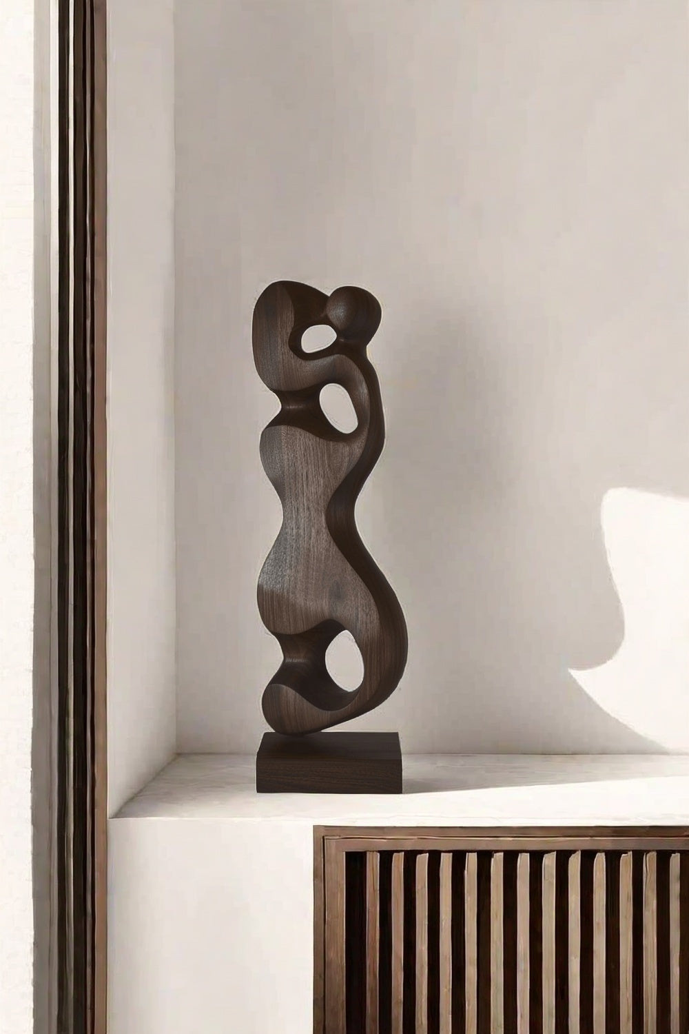 Abstract Wooden Sculpture Hand Carved Wood Art Carving Sculptures