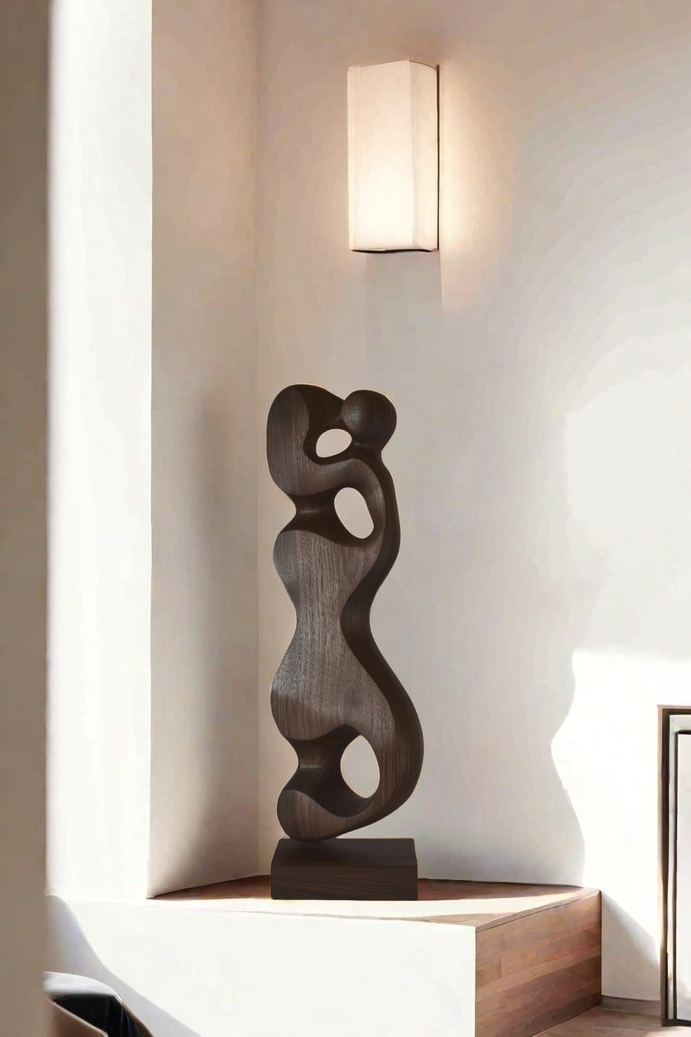 Abstract Wooden Sculpture Hand Carved Wood Art Carving Sculptures