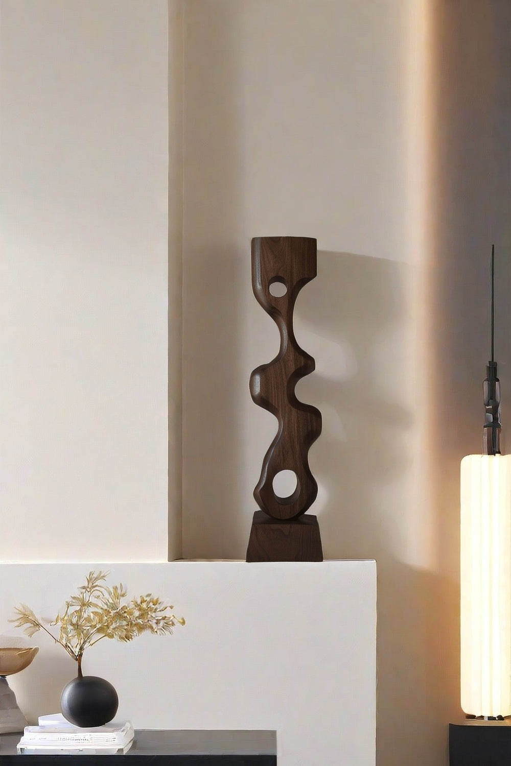 Abstract Wooden Sculpture Hand Carved Wood Art Carving Sculptures