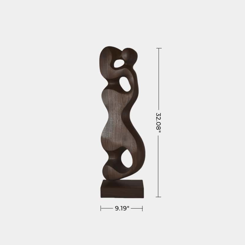 Abstract Wooden Sculpture Hand Carved Wood Art Carving Sculptures